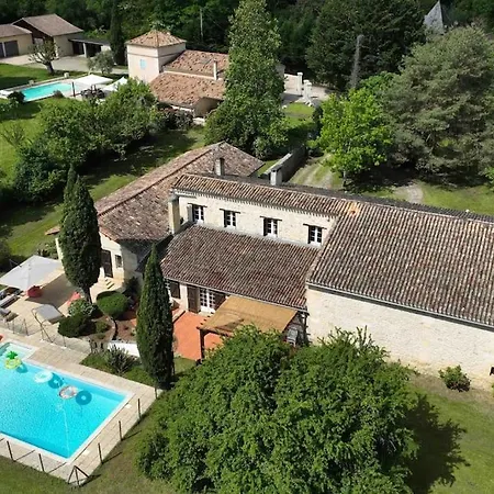 Terre De Vignes,detente - Piscine - Grands Espaces Вилла Genissac